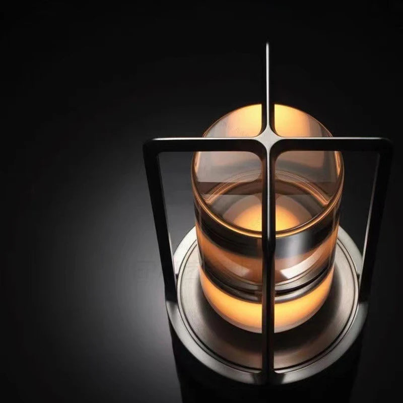 Lampe Lanterne Cristal Lucerne détail